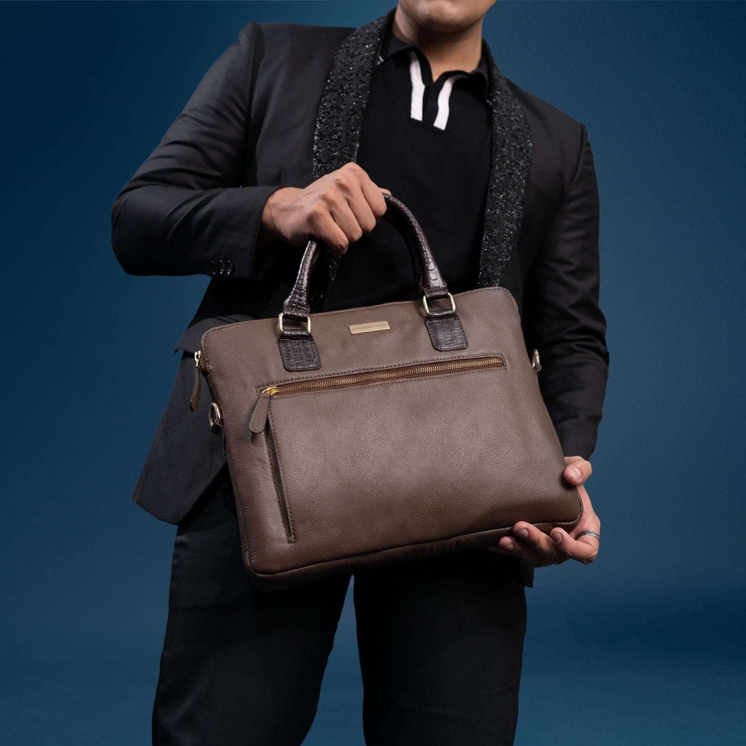 SAM - GENUINE LEATHER LAPTOP BAG