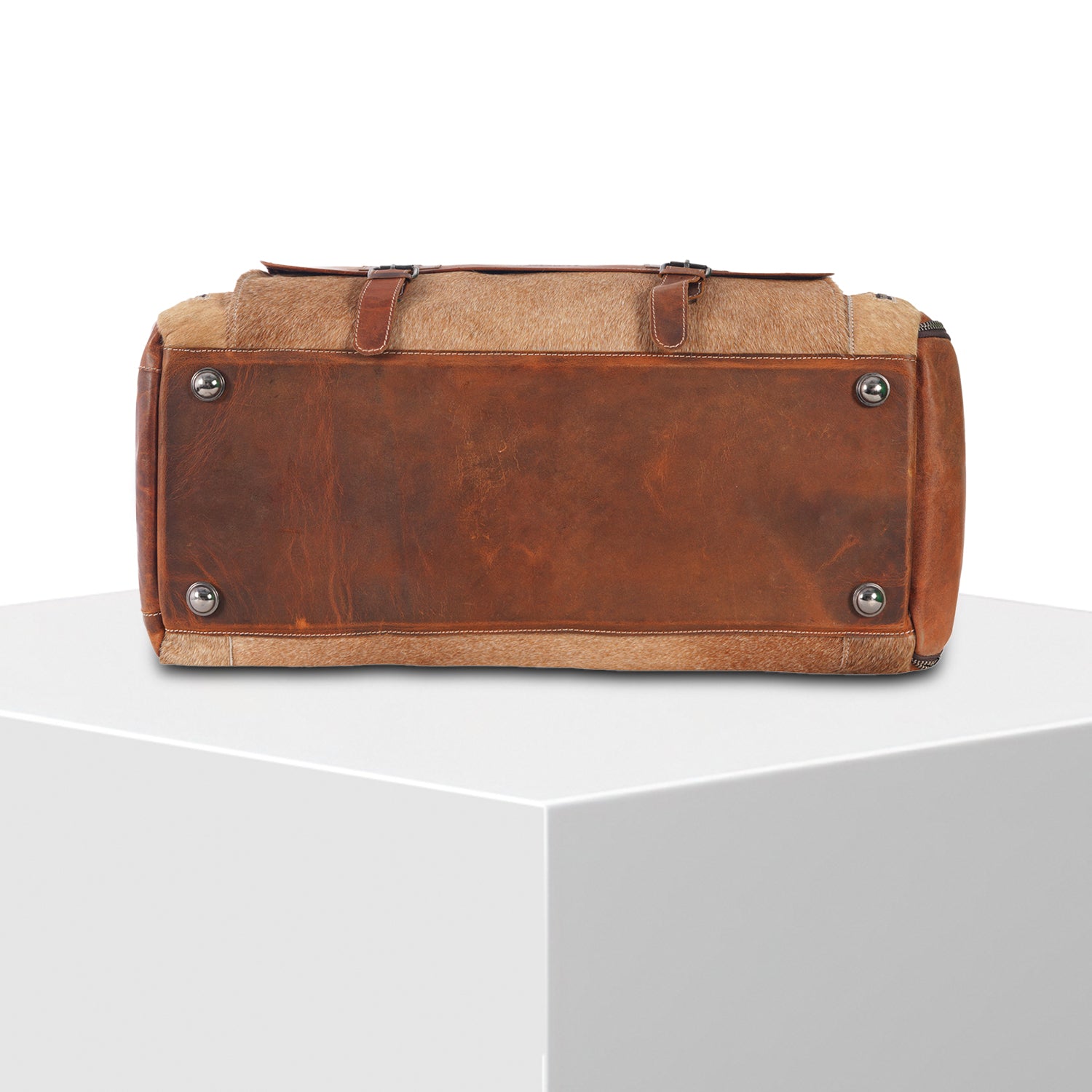 ForestBeast- Hairon Leather Duffle Bag