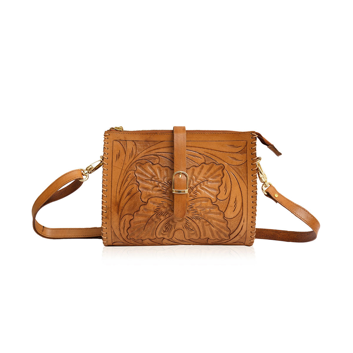 BloomFly- Leather Sling Bag