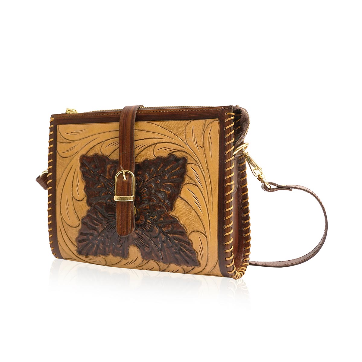 BloomFly- Leather Sling Bag