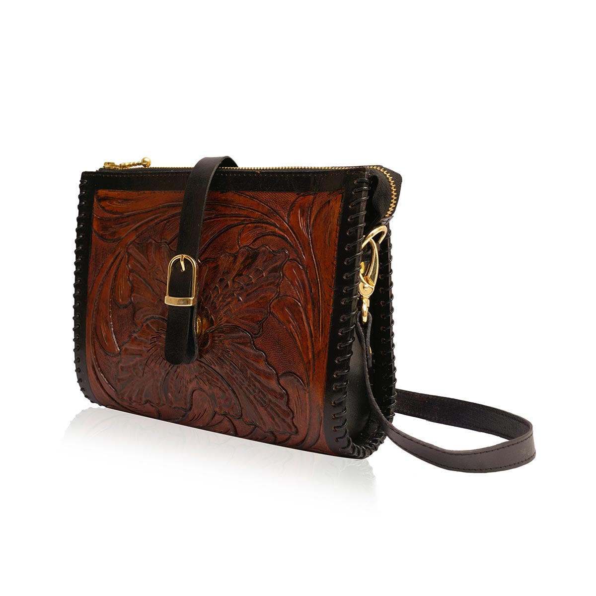 BloomFly- Leather Sling Bag