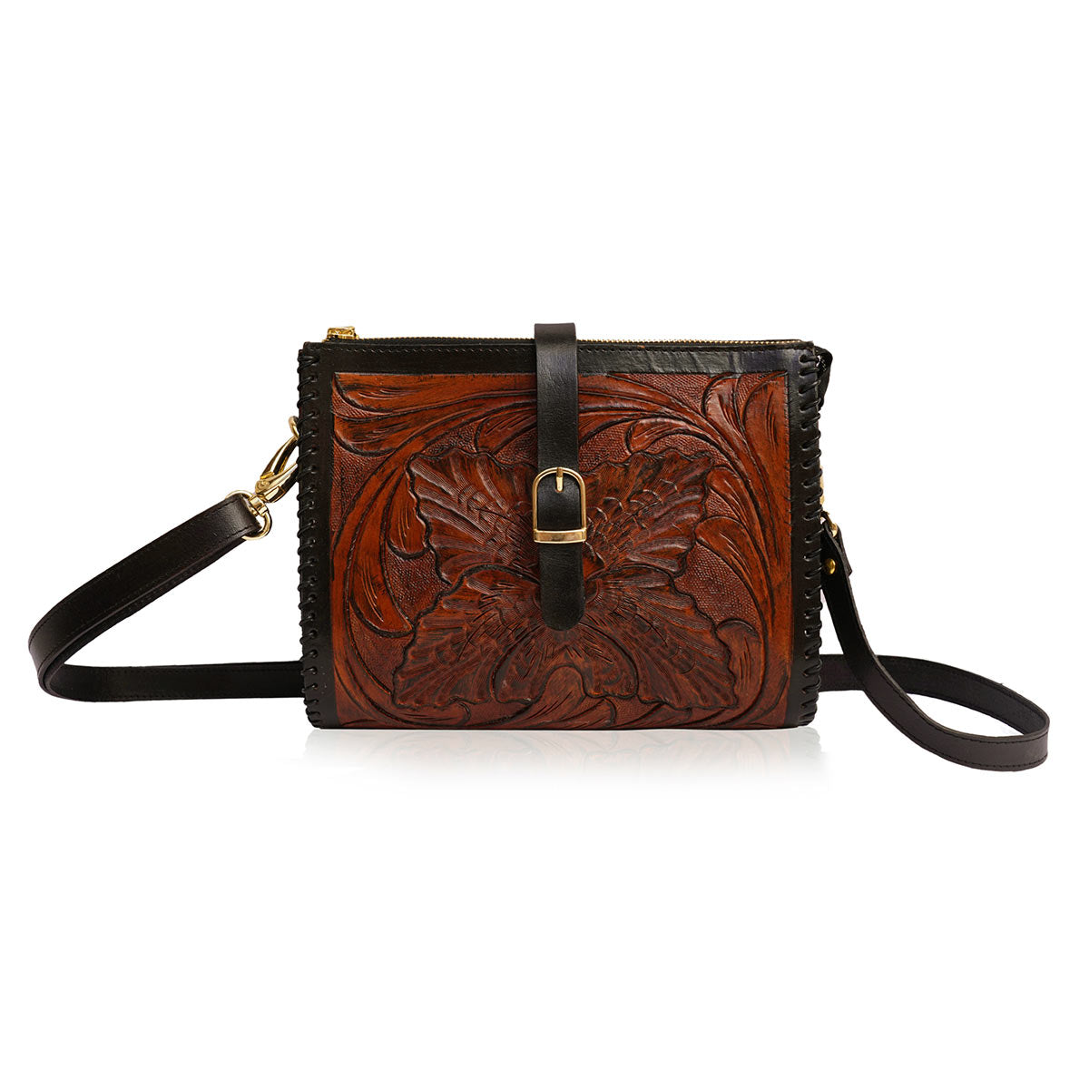 BloomFly- Leather Sling Bag