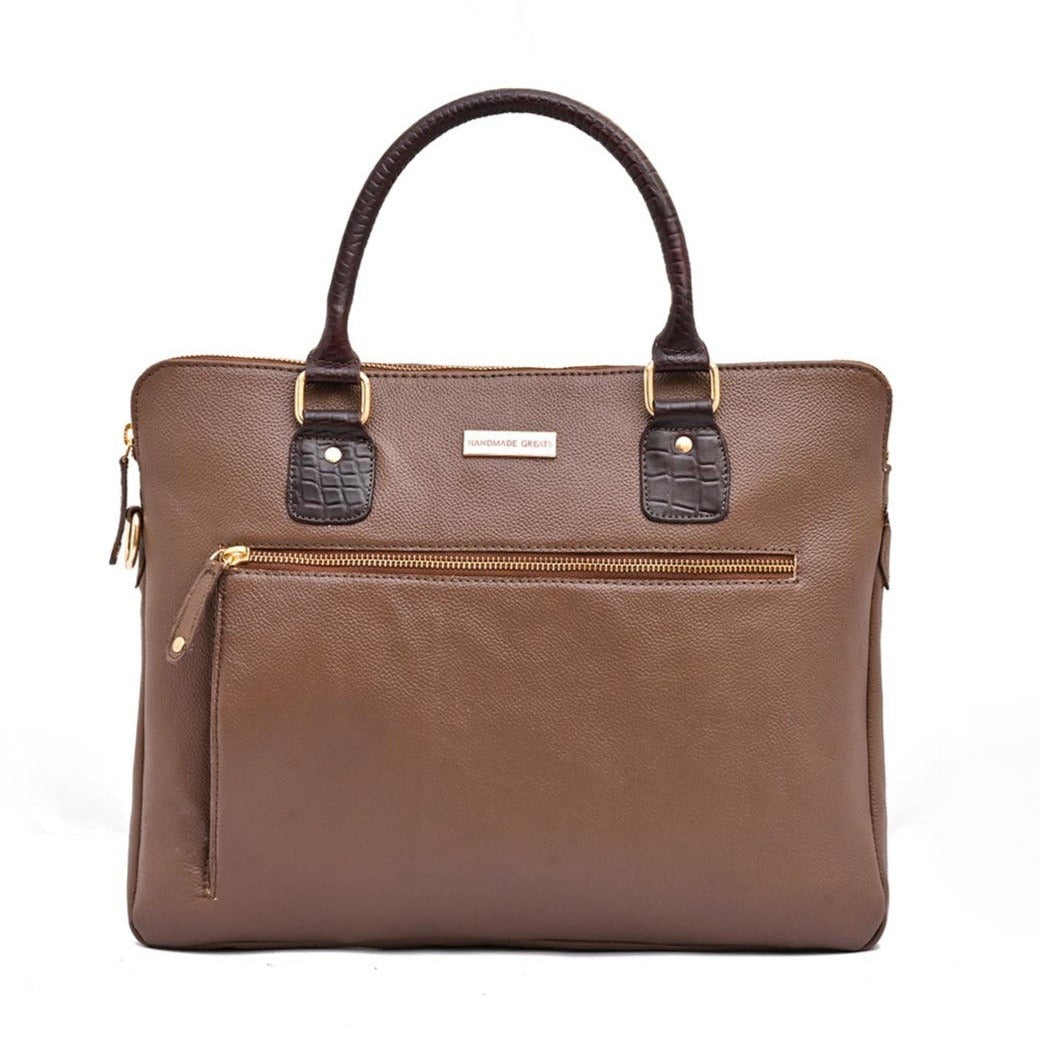 SAM - GENUINE LEATHER LAPTOP BAG