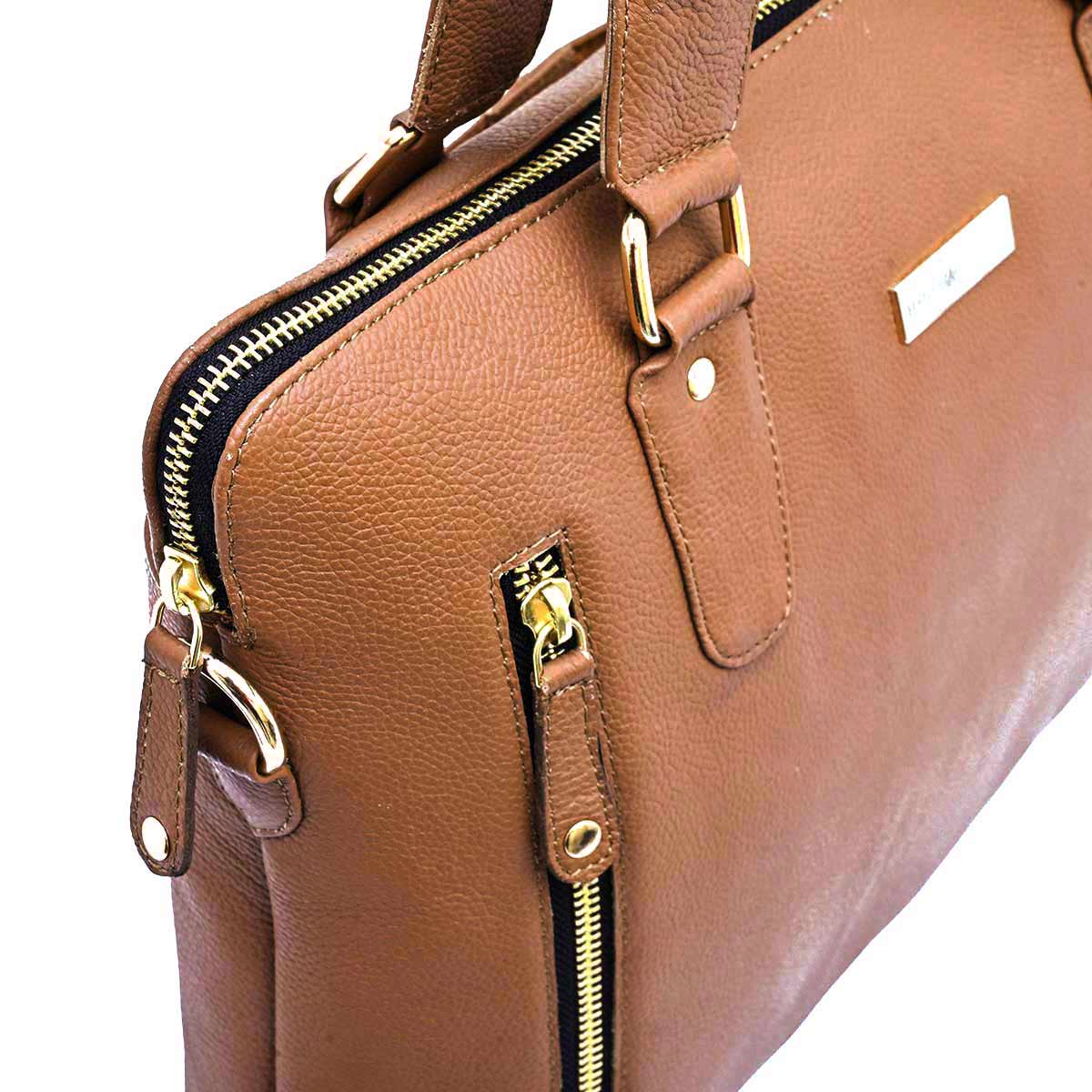 CHIEF - GENUINE LEATHER LAPTOP BAG