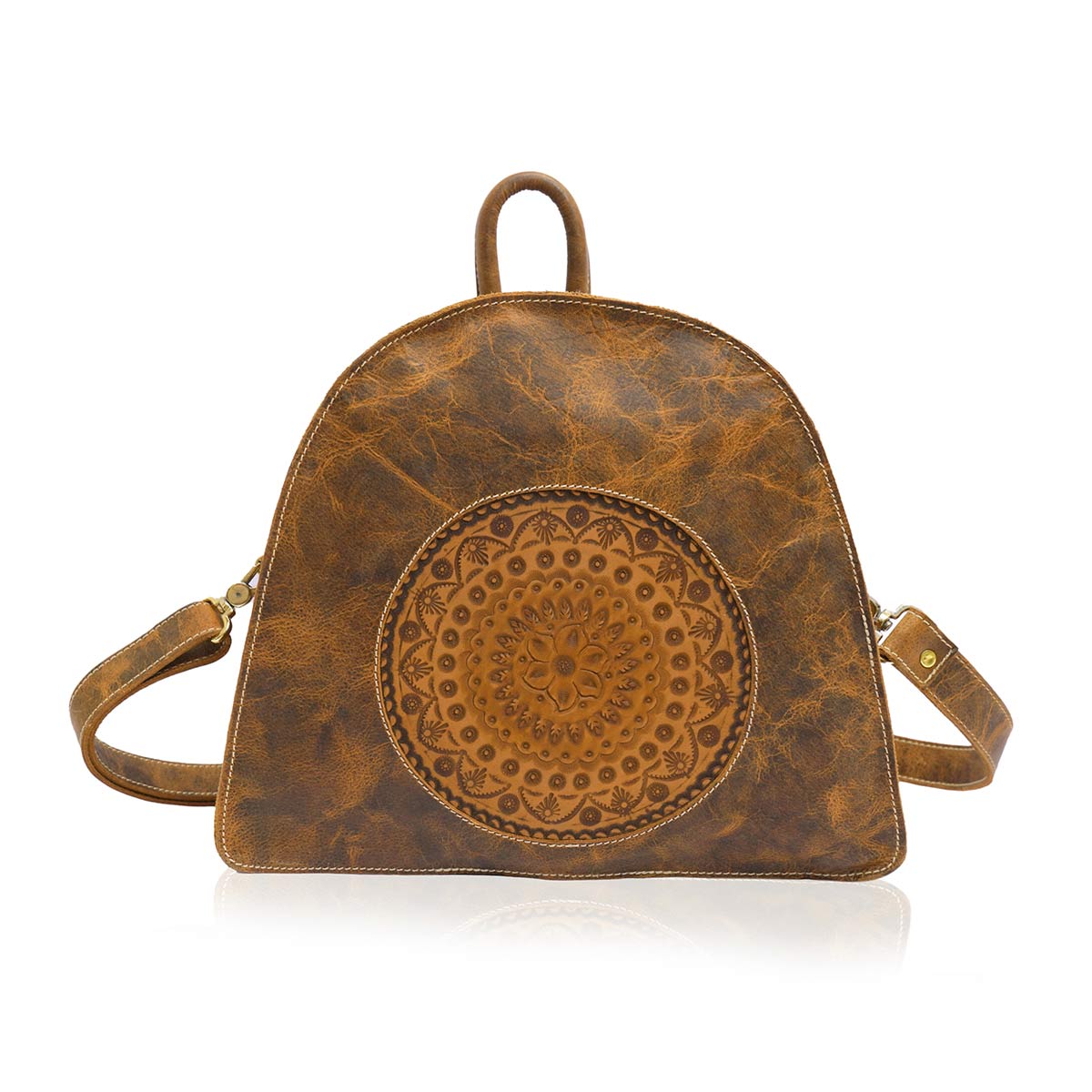 MiniChur- Leather Backpack cum Sling Bag