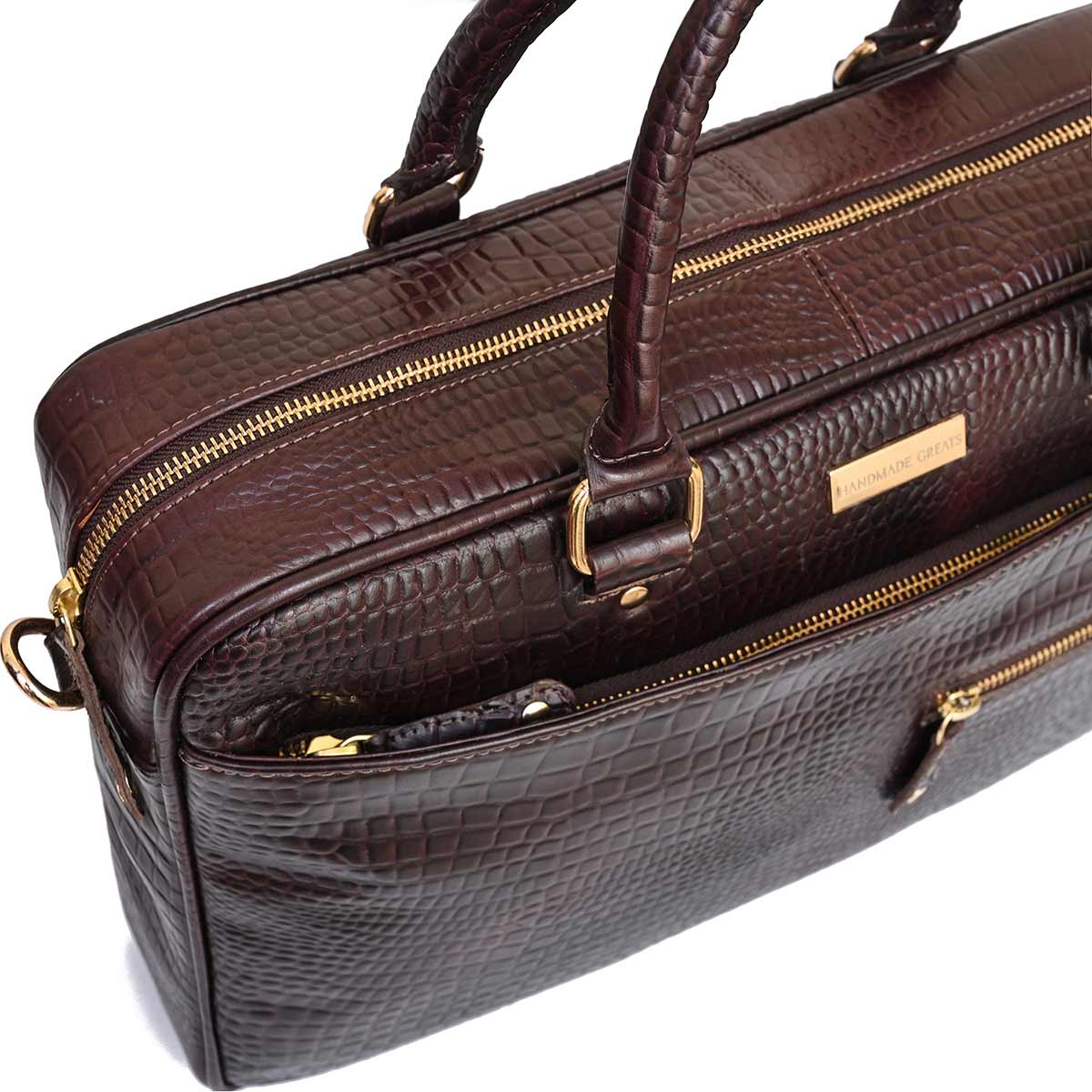 MAESTRO - GENUINE LEATHER LAPTOP BRIEFCASE