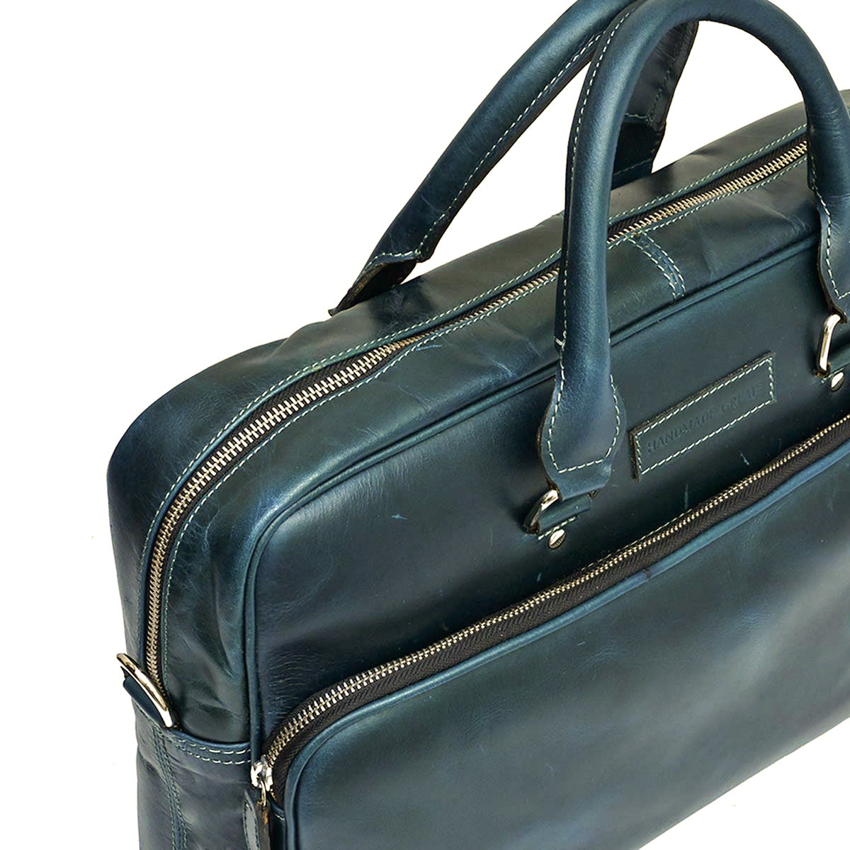 WISEMAN - GENUINE LEATHER LAPTOP BRIEFCASE