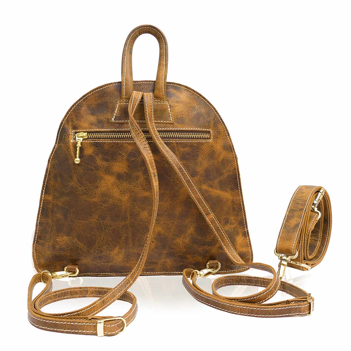 MiniChur- Leather Backpack cum Sling Bag