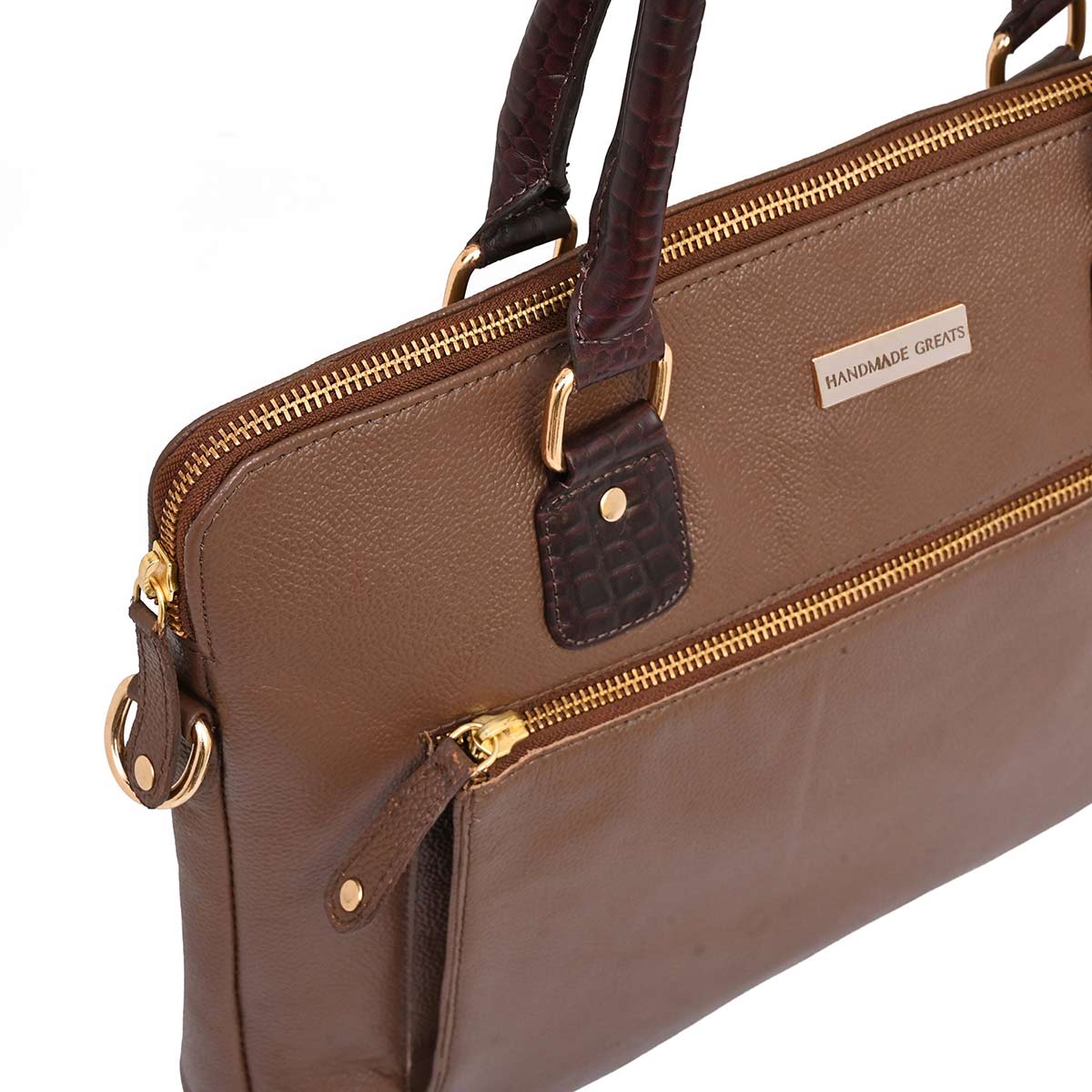 SAM - GENUINE LEATHER LAPTOP BAG