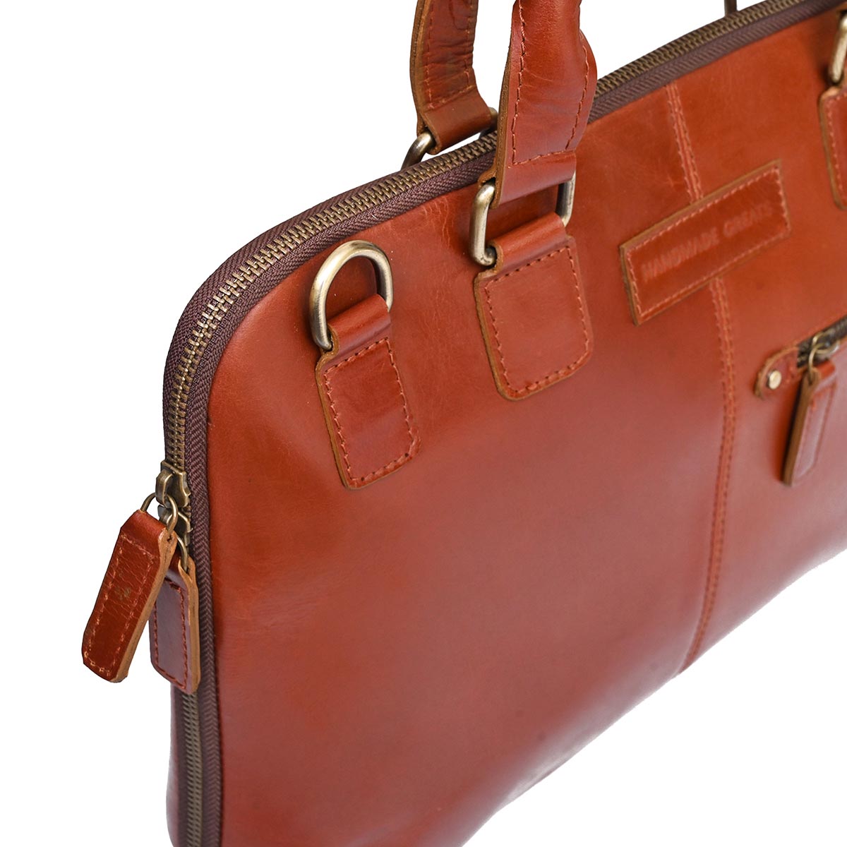 DAPPER - GENUINE LEATHER LAPTOP BAG