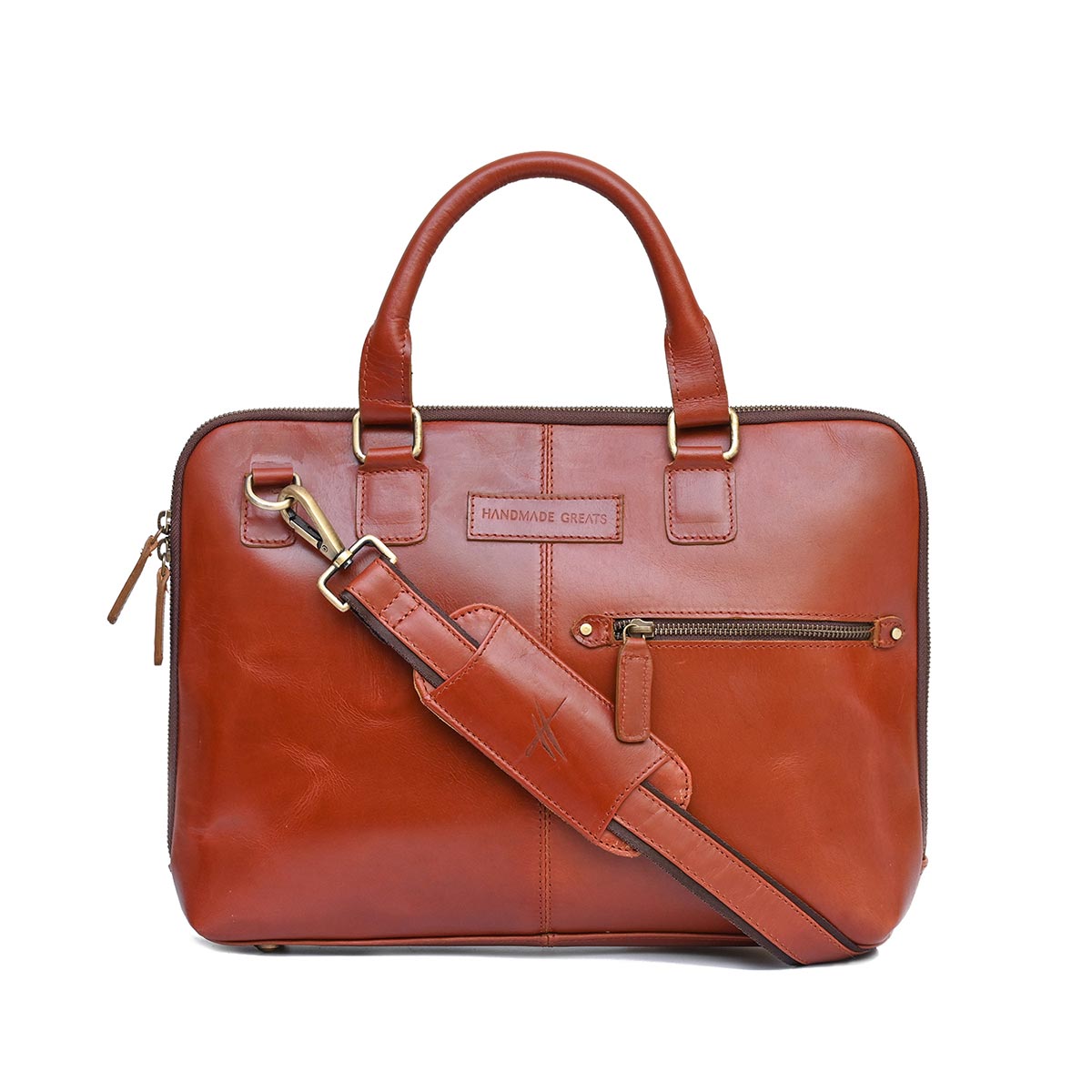 DAPPER - GENUINE LEATHER LAPTOP BAG