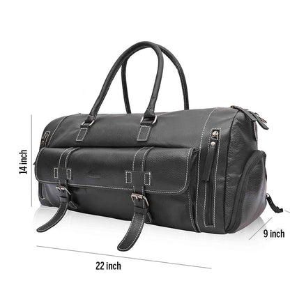 BLACKPANTHER - GENUINE LEATHER DUFFLE BAG