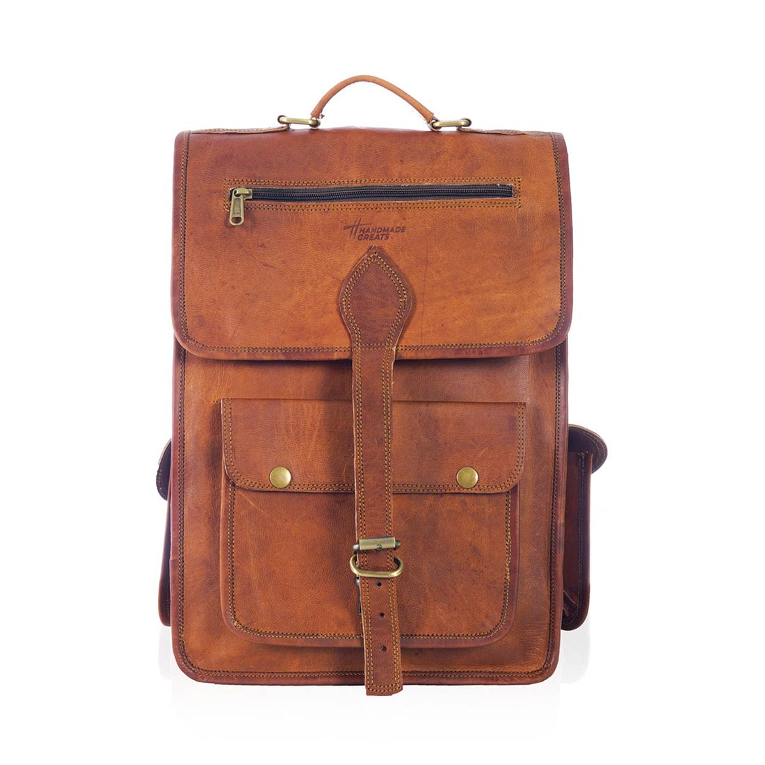 REC BAK - GENUINE LEATHER BACKPACK