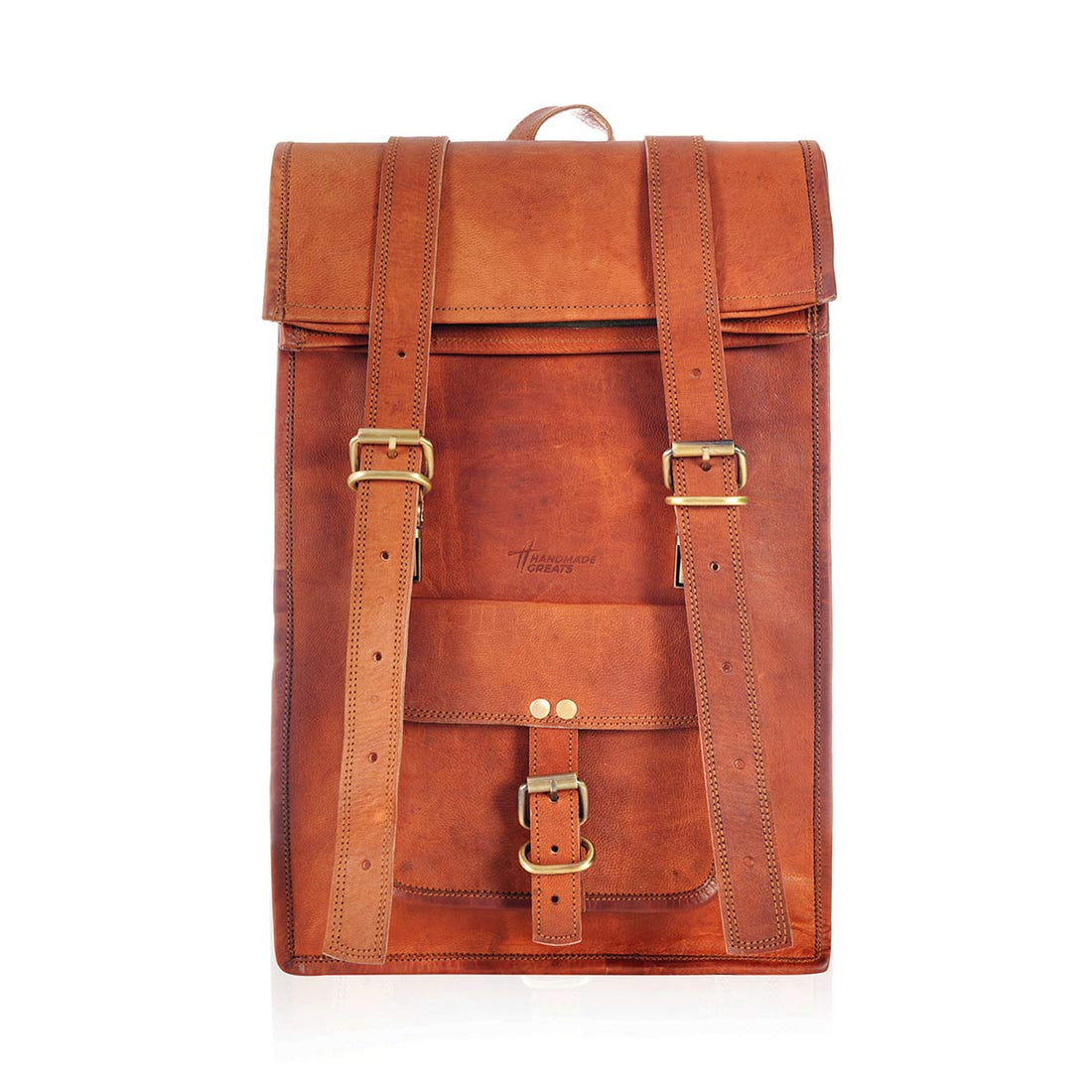 RollerKoster - Leather Roll Top Backpack
