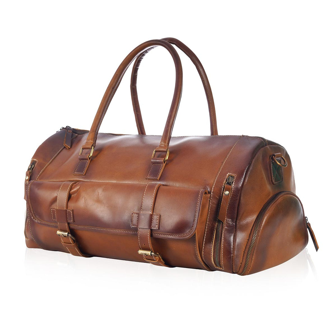 BurnClassy- Leather Duffle Bag