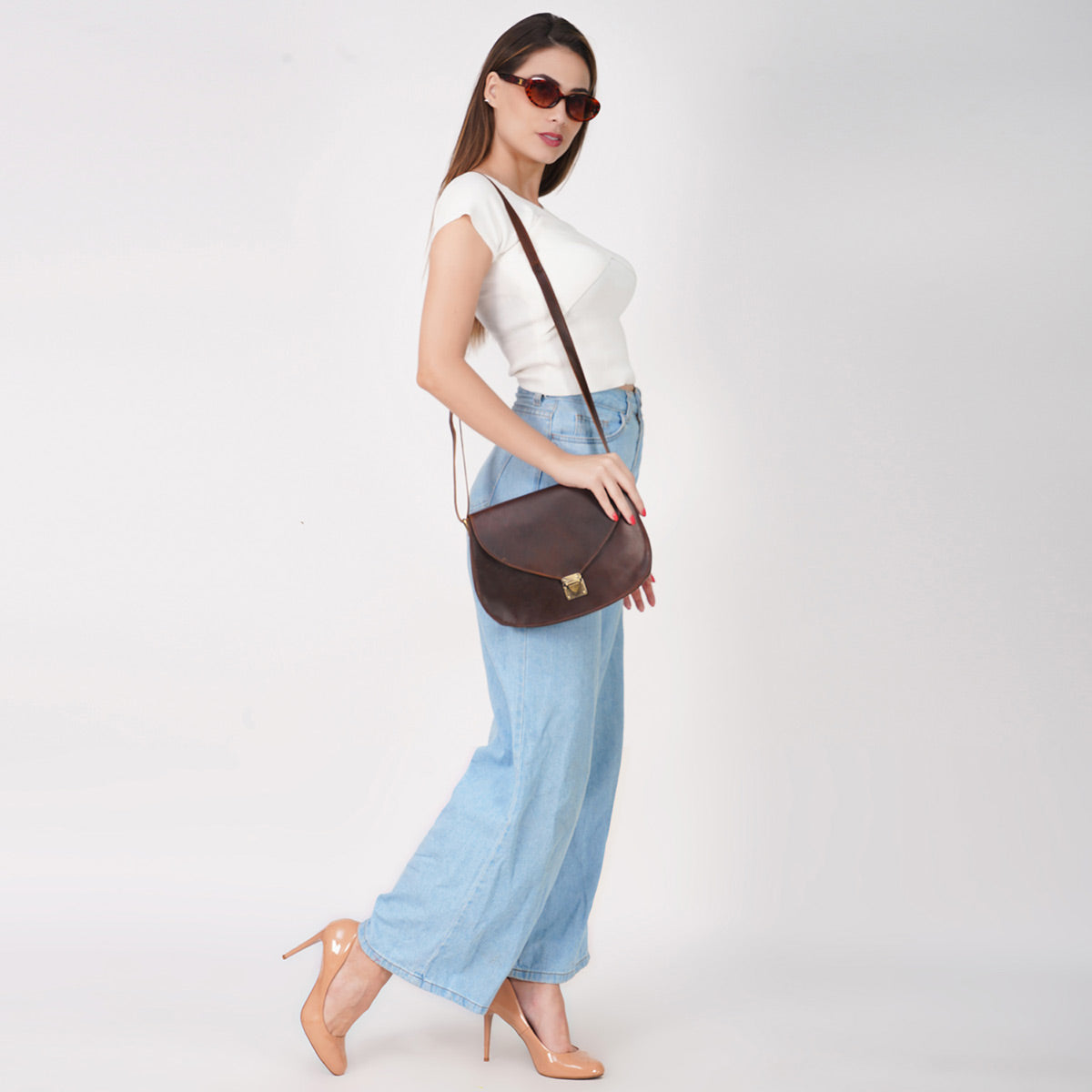 ChicBliss- Leather Sling Bag