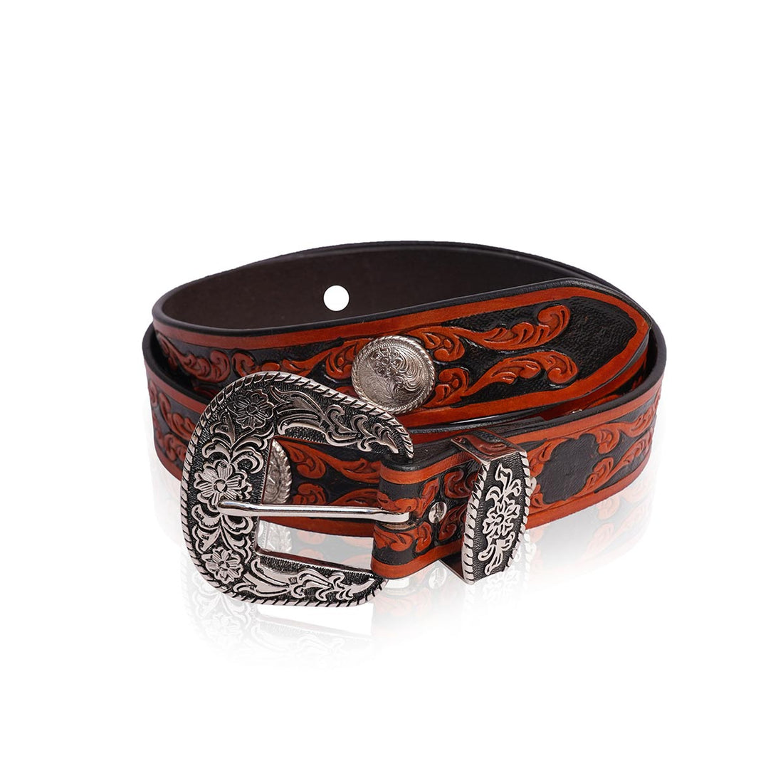 TanTrum- Leather Cowboy Belt