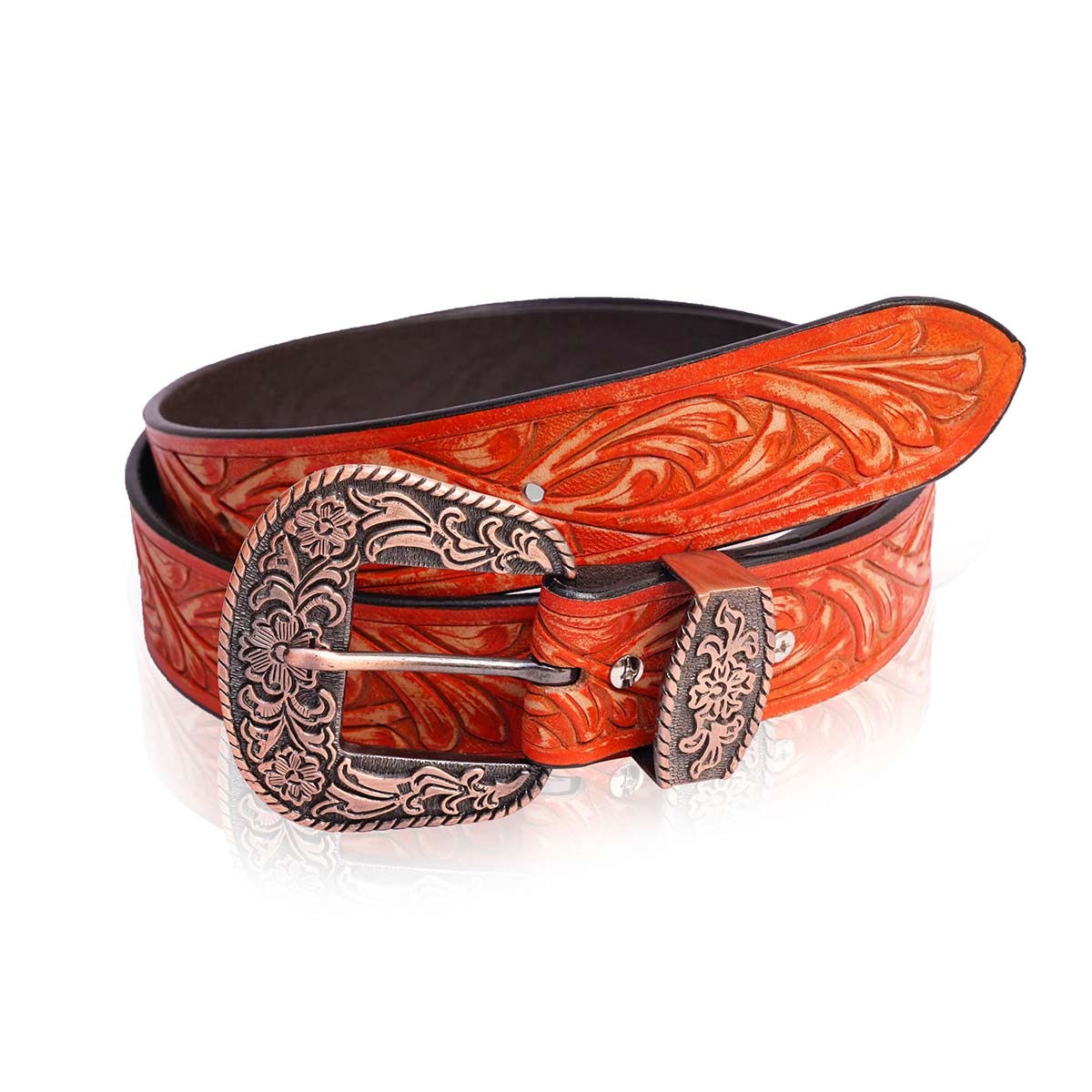 BrikShad- Leather Cowboy Belt