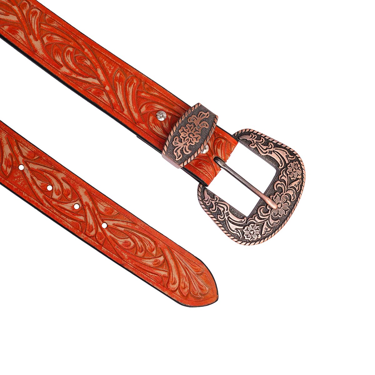 BrikShad- Leather Cowboy Belt