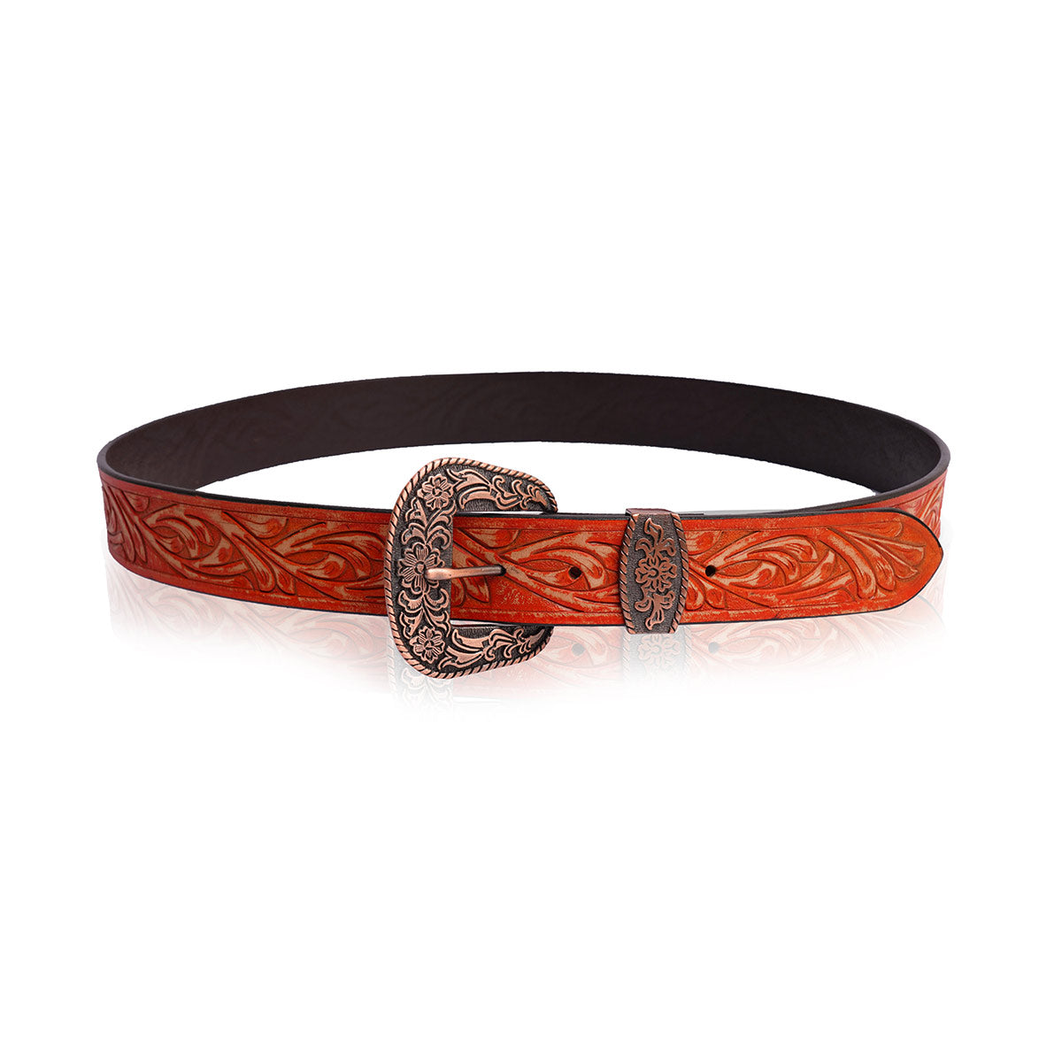 BrikShad- Leather Cowboy Belt