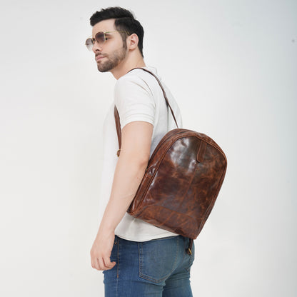 WintageLif- Leather Backpack