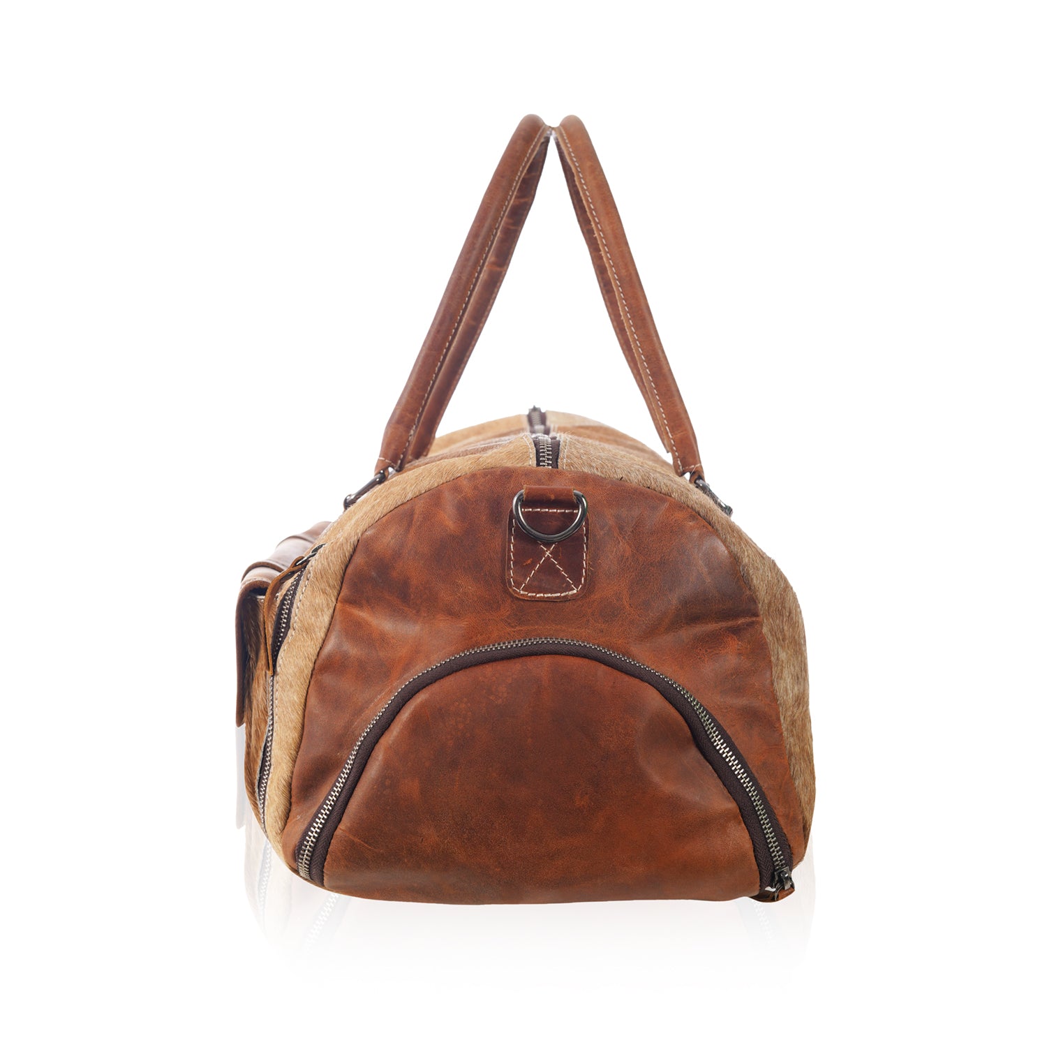 ForestBeast- Hairon Leather Duffle Bag