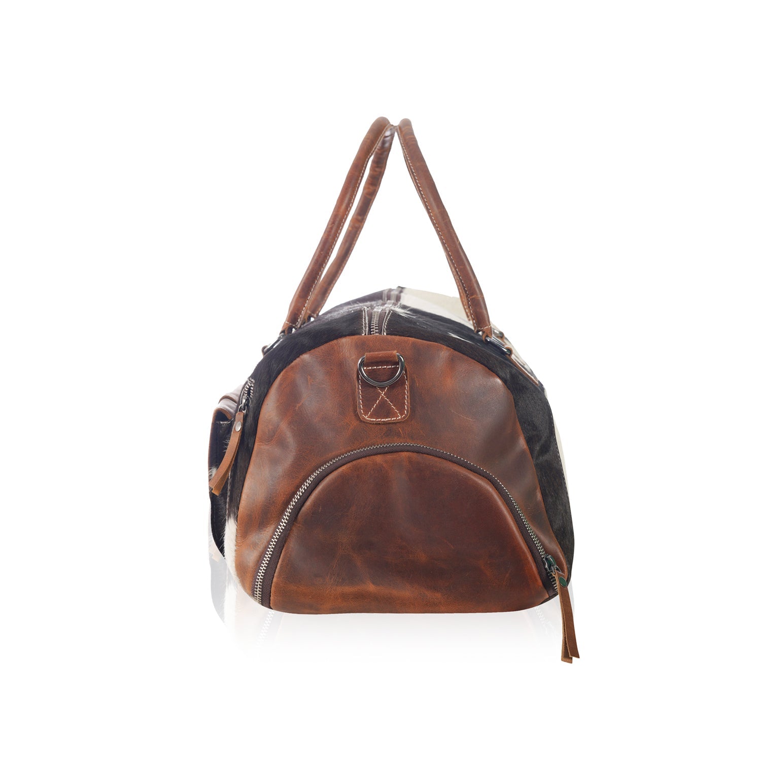 ForestBeast- Leather Hairon Duffle Bag