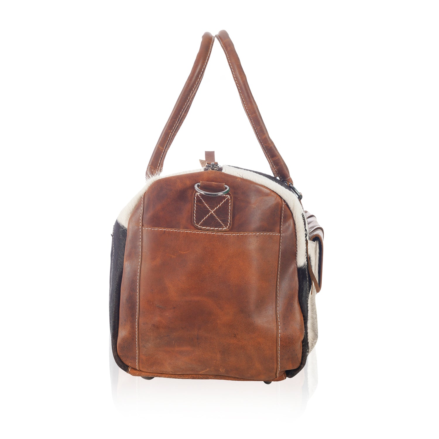 ForestBeast- Leather Hairon Duffle Bag